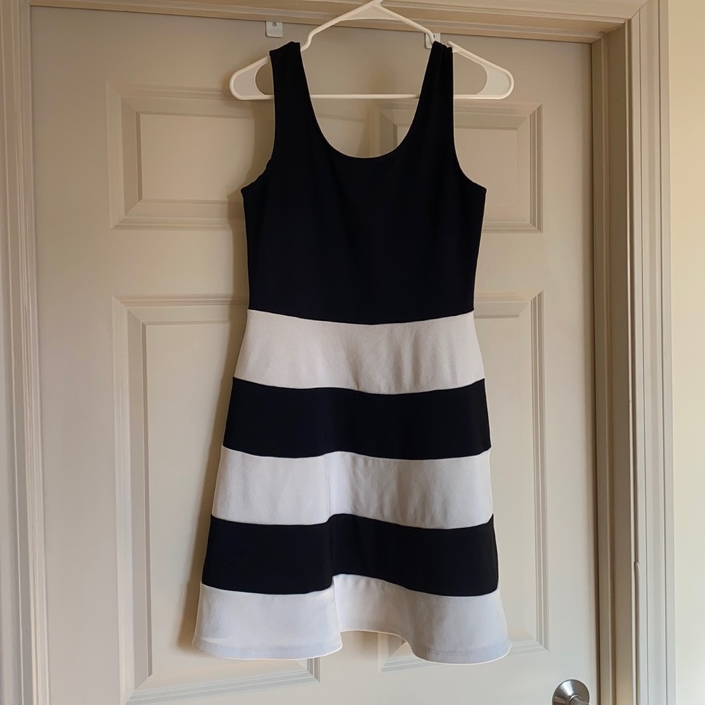 Black and white dress